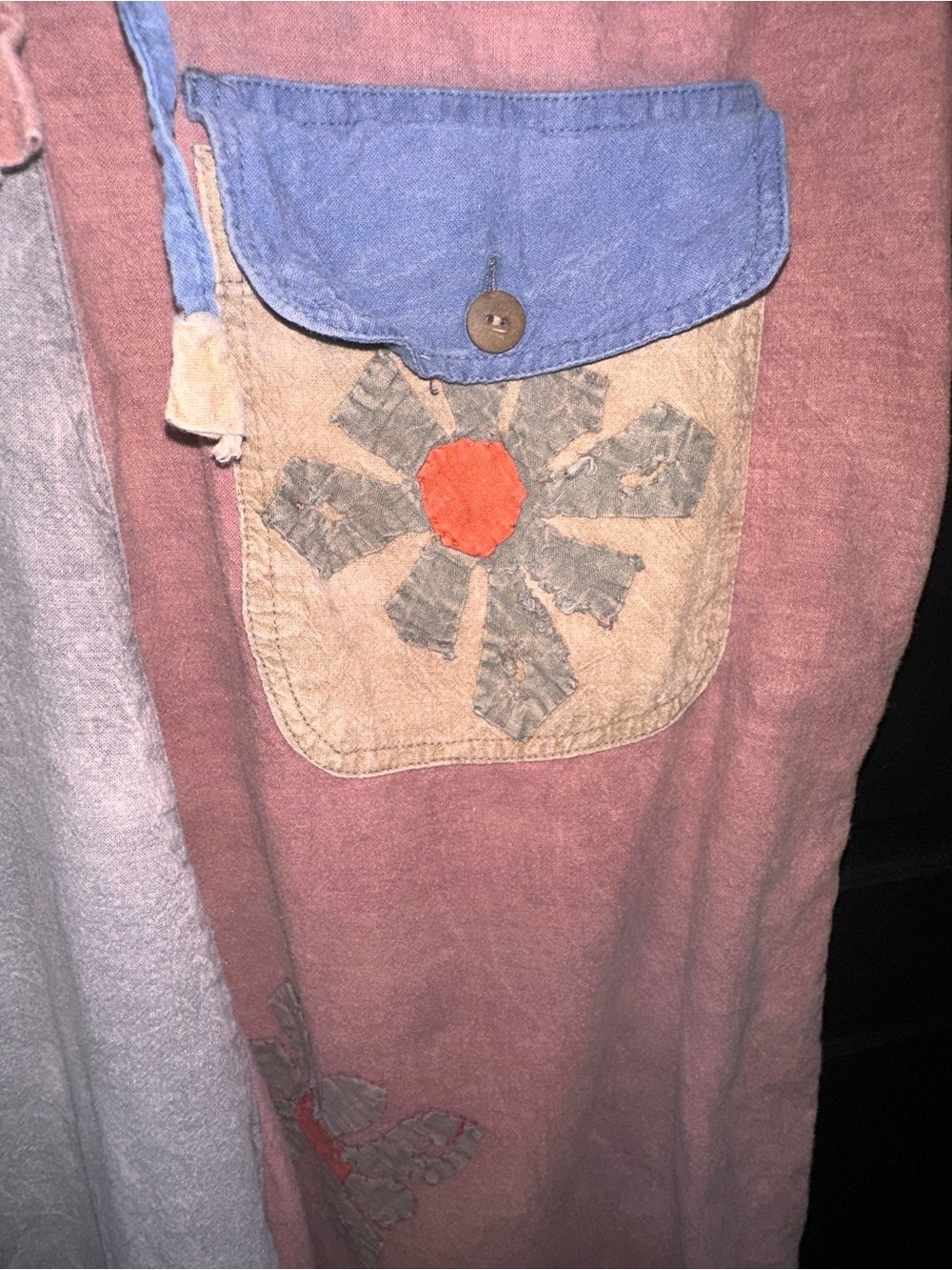 Sacred Threads Patchwork Printed Multicolor Overalls - Picture 7 of 10